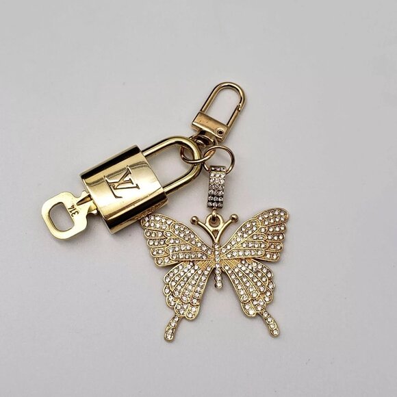 Authentic Louis Vuitton Lock & Key with unbranded Bagcharm, Keycharm, Keychain - Picture 5 of 5